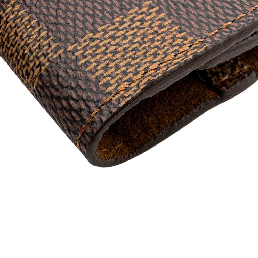 LOUIS VUITTON Other accessories M64600 Damier Brown Cufflinks case Buton de Manchette