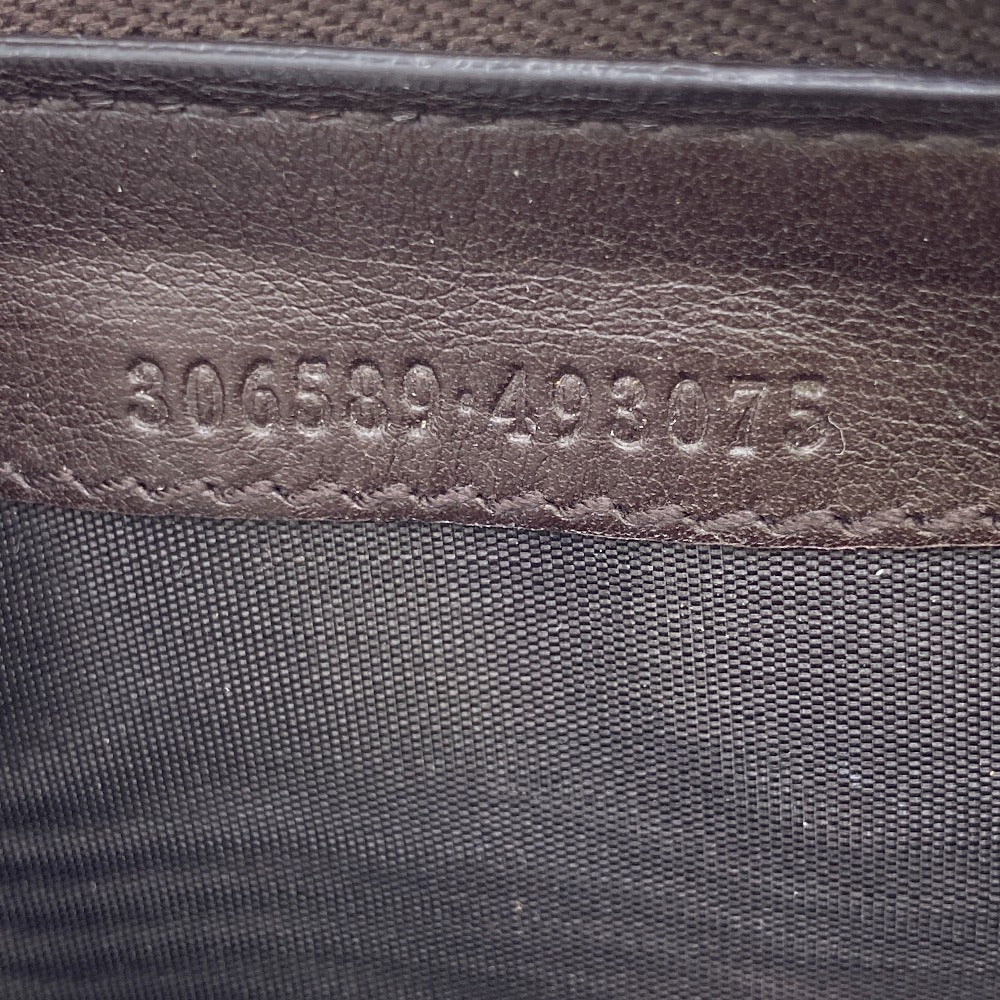 GUCCI Long Wallet Purse 306589 leather Brown Guccisima