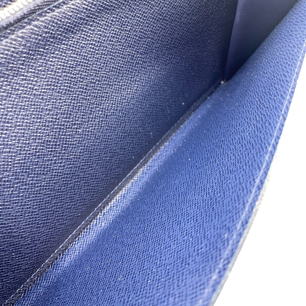 LOUIS VUITTON Long Wallet Purse M62644 leather Navy Epi Zippy Organizer