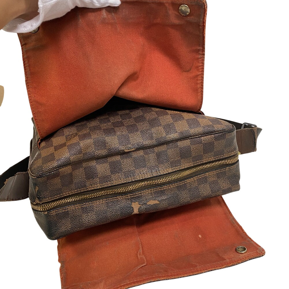 LOUIS VUITTON Shoulder Bag N45255 Damier Brown Damier Naviglio