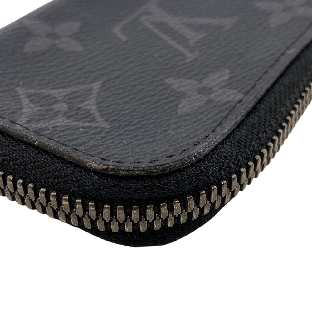 LOUIS VUITTON Coin case M63536 Monogram, Leather black Monogram Eclipse Portemonejour