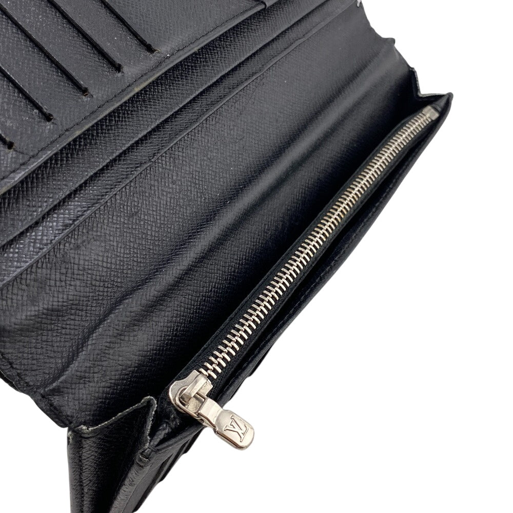 LOUIS VUITTON Long Wallet Purse N62665 Damier Grafitte black Damier Graphite Portefeuille Braza