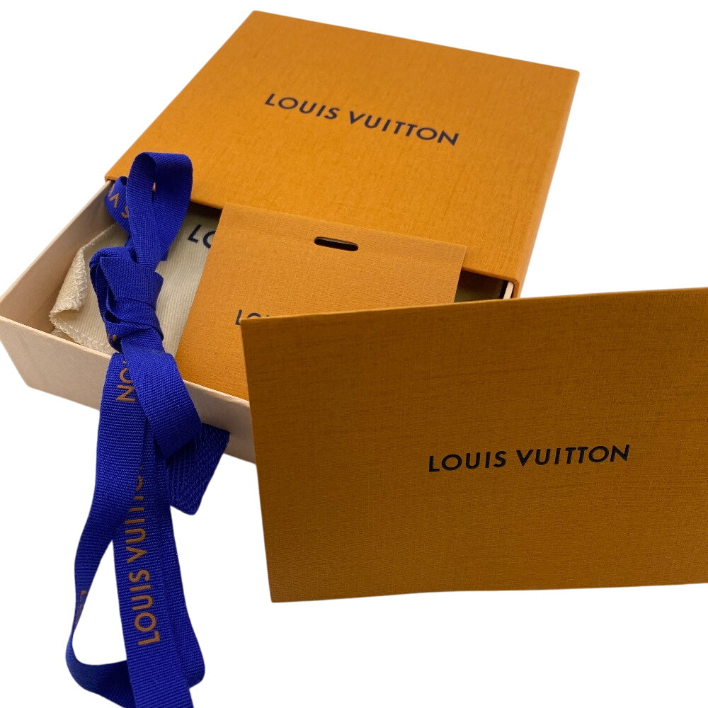 LOUIS VUITTON Card Case N40639 leather blue Damier Porto Cult Romy