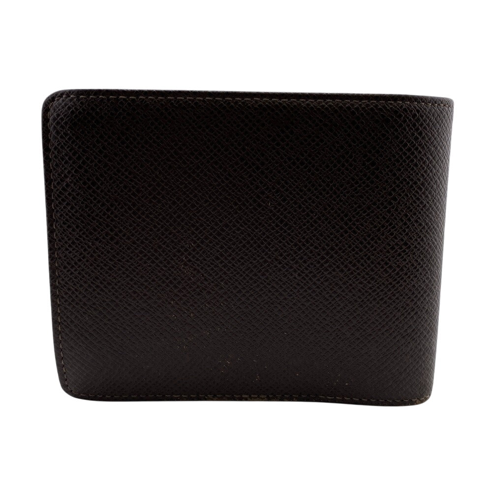 LOUIS VUITTON Bifold Wallet M30428 Taiga Brown Taiga Porte Billets 3 Cartes Crdit