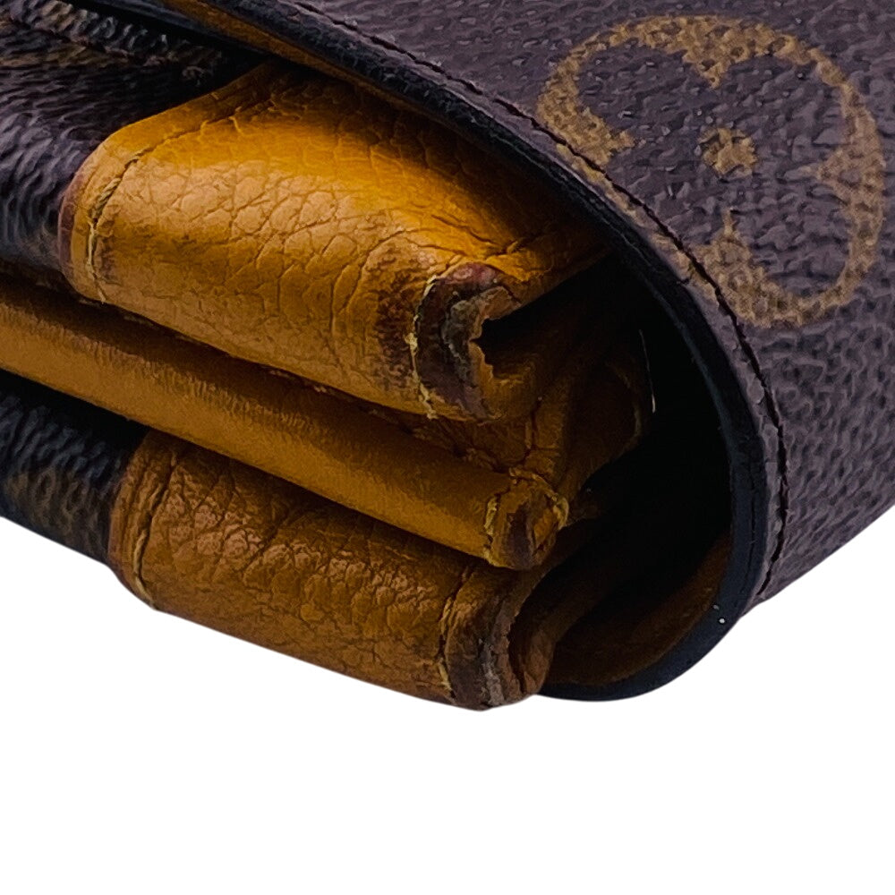 LOUIS VUITTON Long Wallet Purse M60412 leather Brown Monogram Elysee