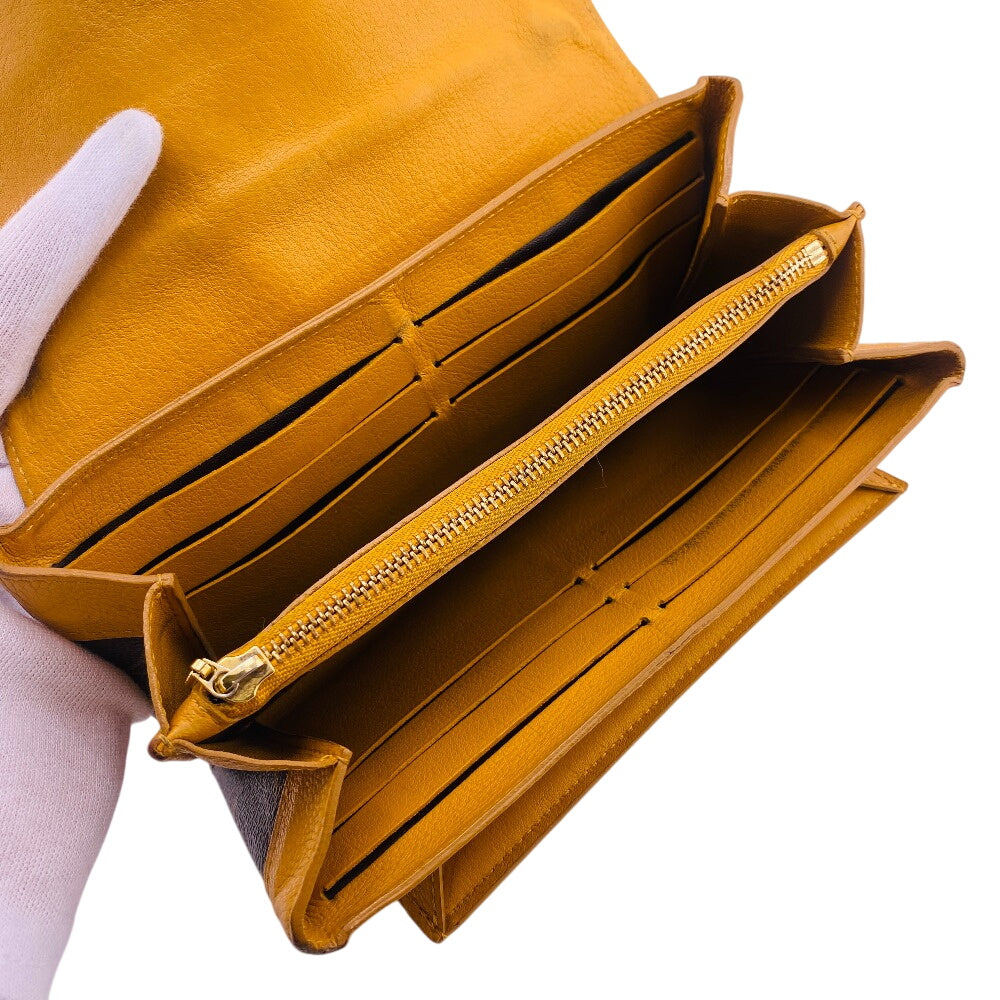 LOUIS VUITTON Long Wallet Purse M60412 leather Brown Monogram Elysee