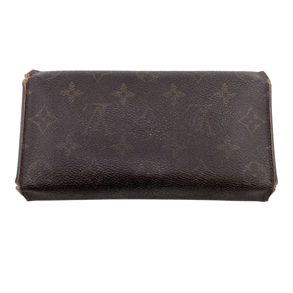 LOUIS VUITTON Long Wallet Purse TH0091 Monogram Brown Monogram