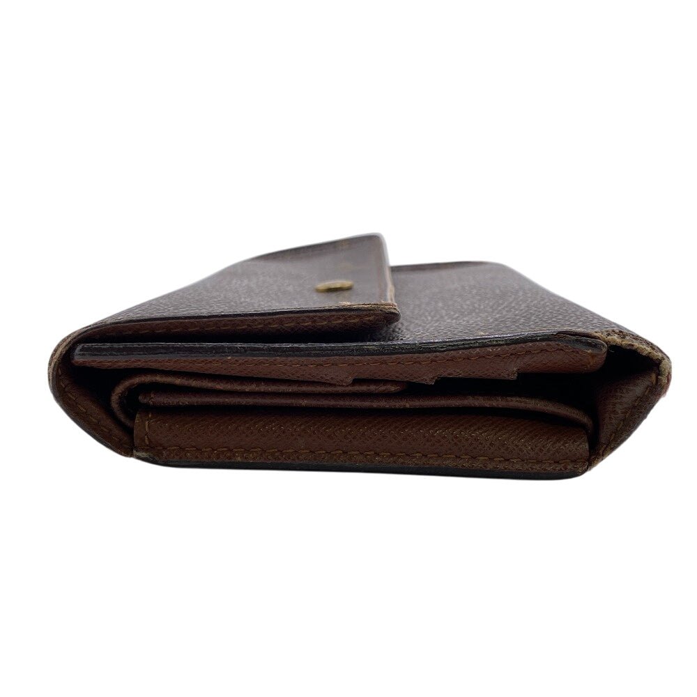 LOUIS VUITTON Long Wallet Purse TH0091 Monogram Brown Monogram