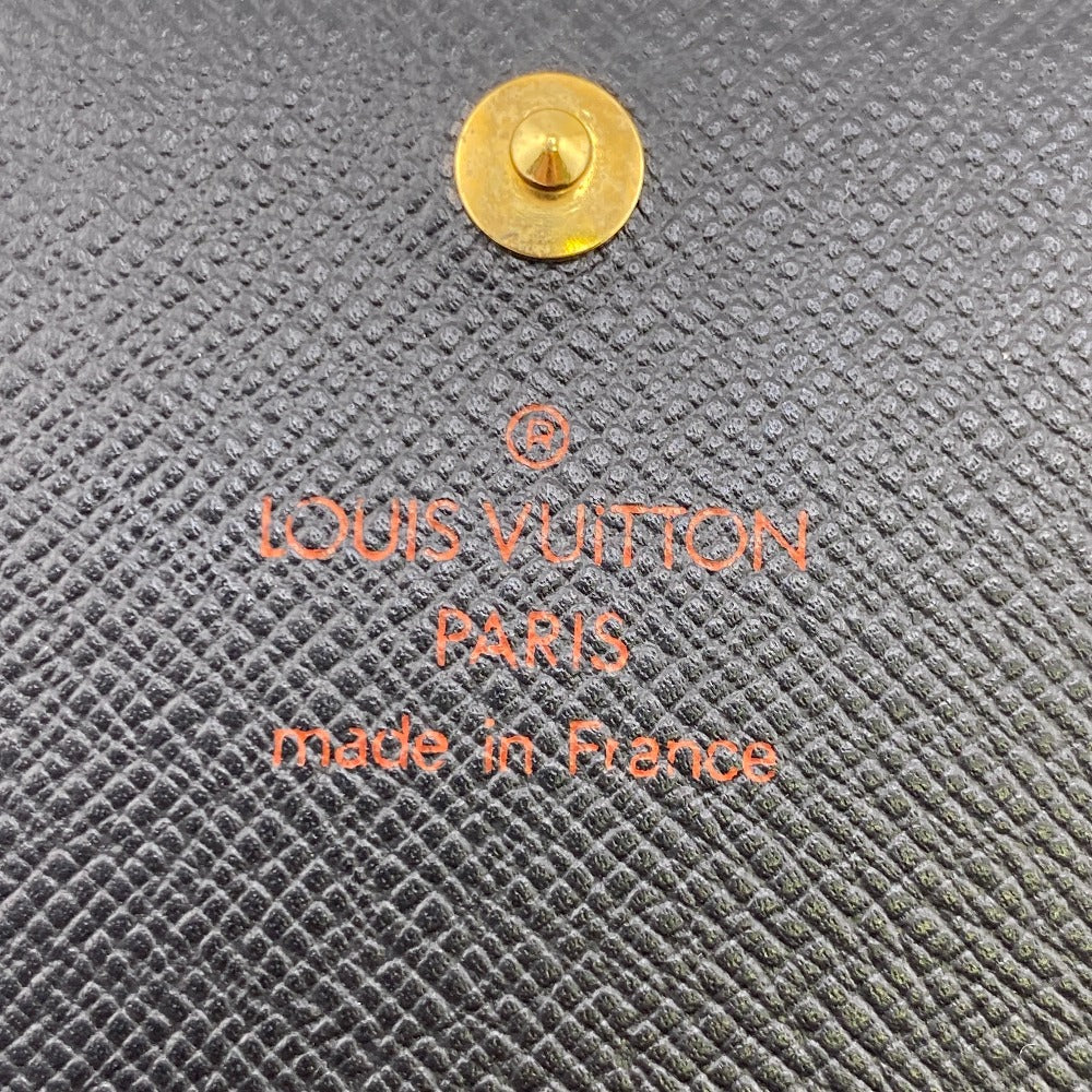 LOUIS VUITTON Bifold Wallet M63502 Epi Leather black Epi Portonet Bie Tresol