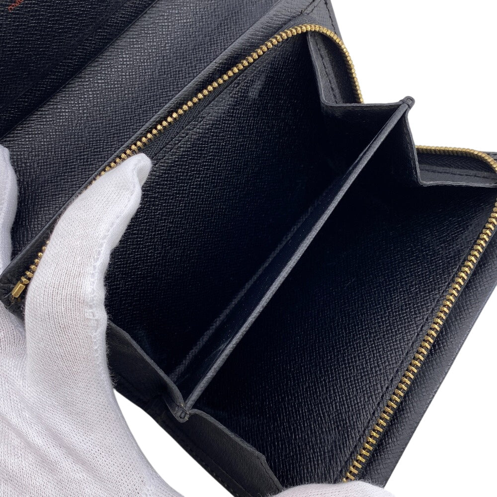 LOUIS VUITTON Bifold Wallet M63502 Epi Leather black Epi Portonet Bie Tresol
