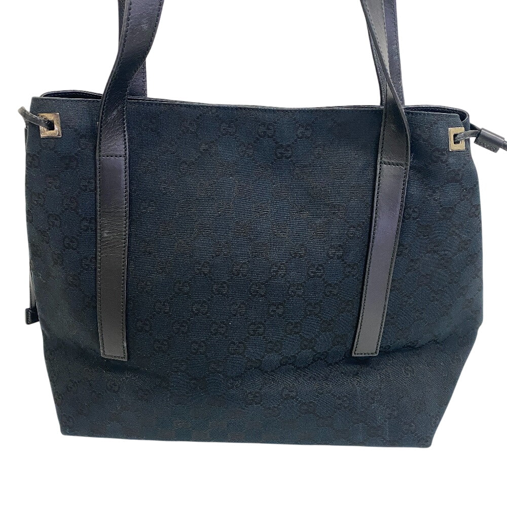 GUCCI Tote Bag 019 0493 GG canvas, leather black GG canvas