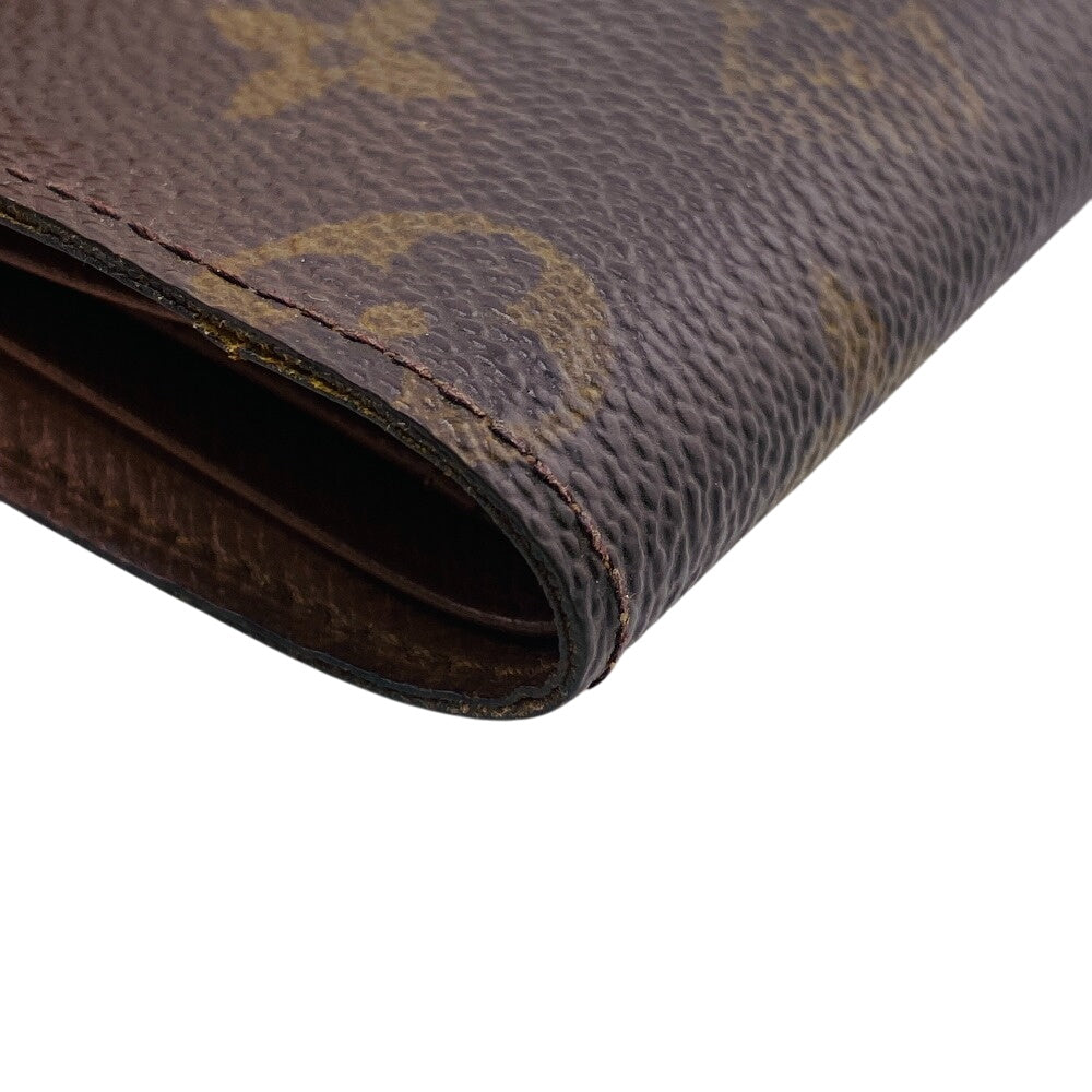 LOUIS VUITTON Bill Compartment M60895 leather Brown Monogram Portefeuille Multripru