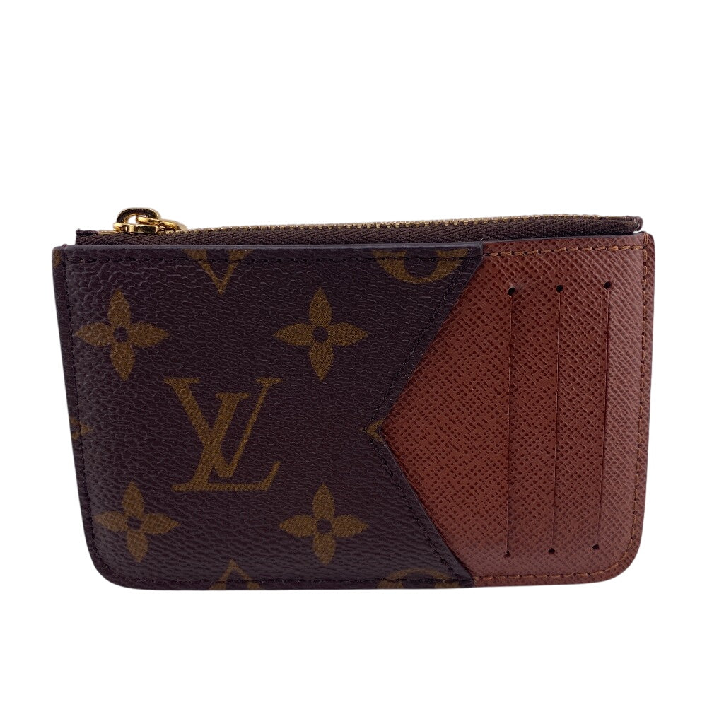 LOUIS VUITTON Card Case M81880 Monogram Brown Monogram Porto Cult Romy