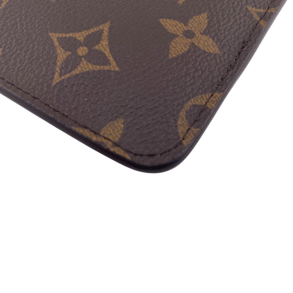 LOUIS VUITTON Card Case M81880 Monogram Brown Monogram Porto Cult Romy