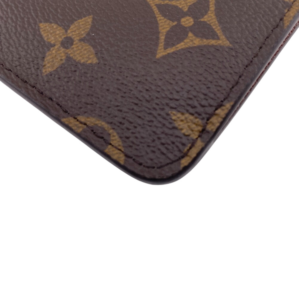 LOUIS VUITTON Card Case M81880 Monogram Brown Monogram Porto Cult Romy