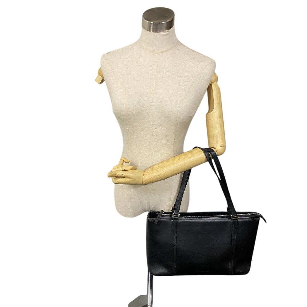 BURBERRY Tote Bag leather black Nova Check