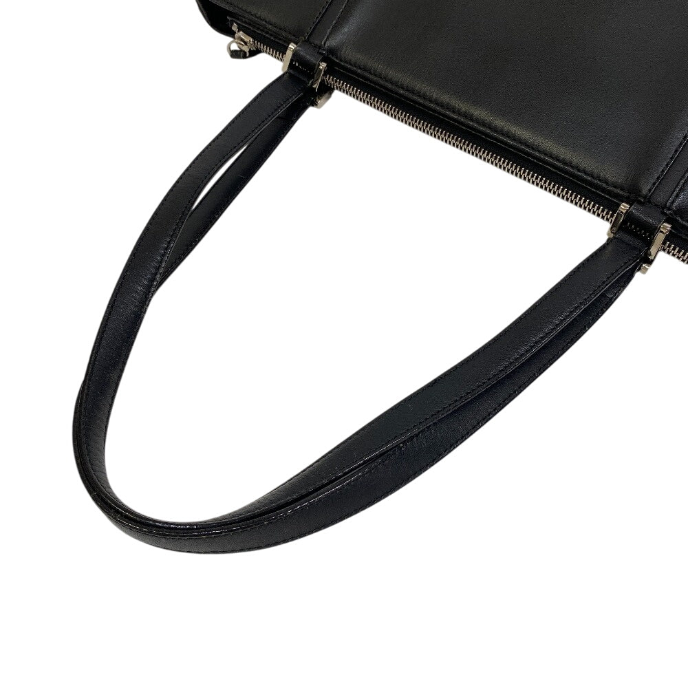 BURBERRY Tote Bag leather black Nova Check
