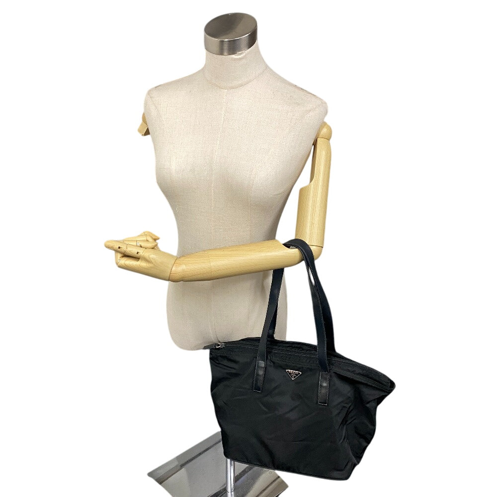 PRADA Tote Bag Nylon black Triangle