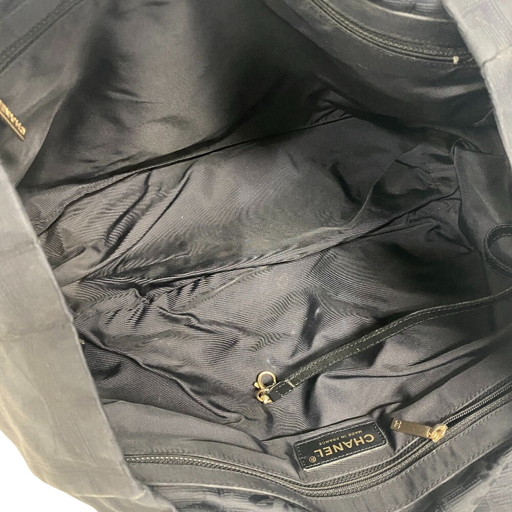 CHANEL Tote Bag Nylon black New Travel Line MM