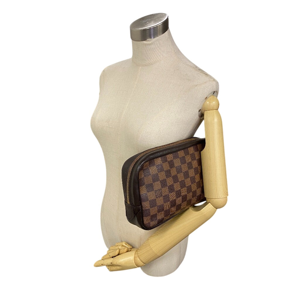 LOUIS VUITTON business bag N47623 Damier Brown Damier Truth Cracking T
