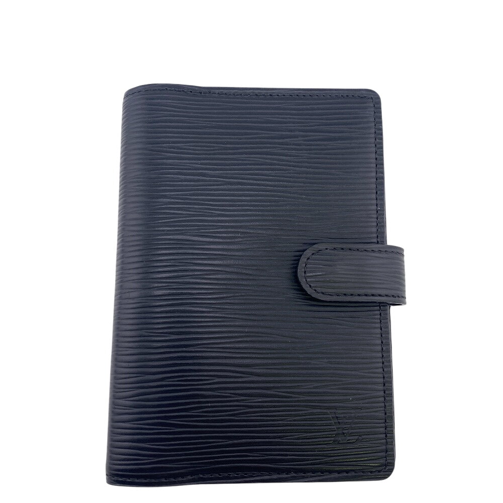 LOUIS VUITTON Notebook cover R20052 Epi black Epi Agenda PM