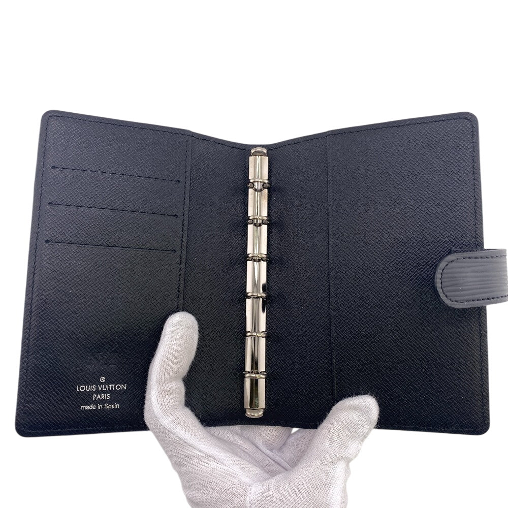 LOUIS VUITTON Notebook cover R20052 Epi black Epi Agenda PM