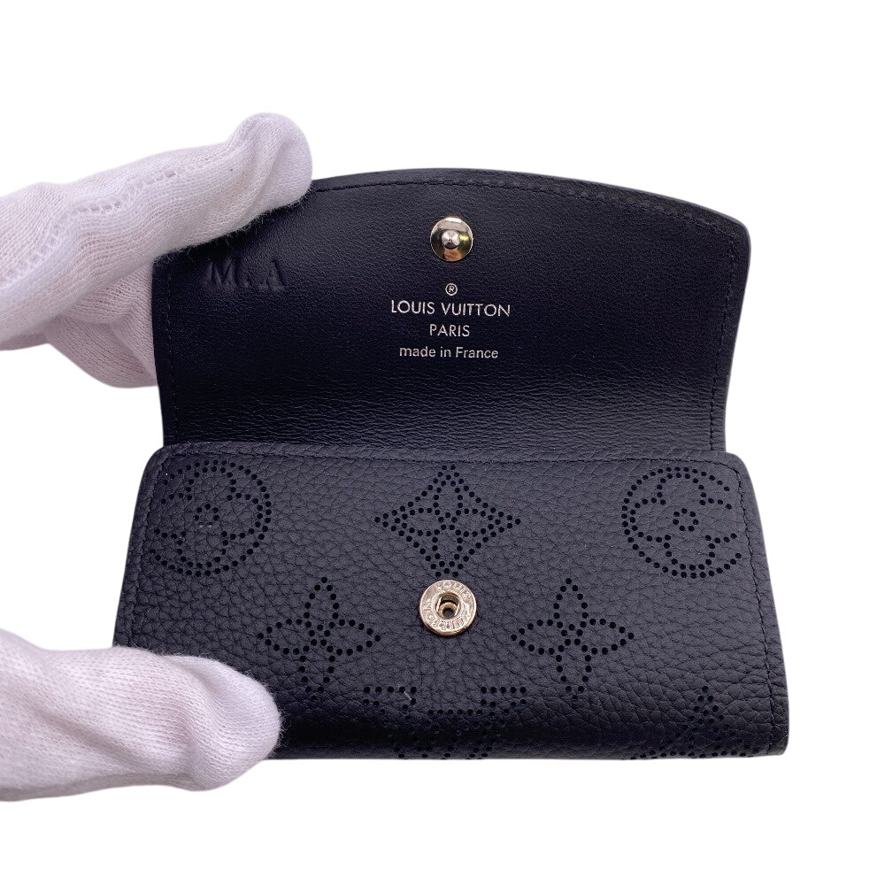 LOUIS VUITTON Key case Key holder M64054 Monogram Mahina black Monogram Mahina Multicles4