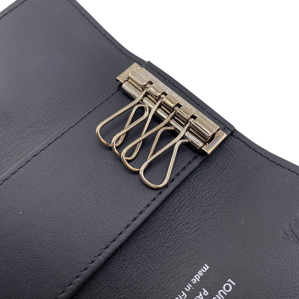 LOUIS VUITTON Key case Key holder M64054 Monogram Mahina black Monogram Mahina Multicles4