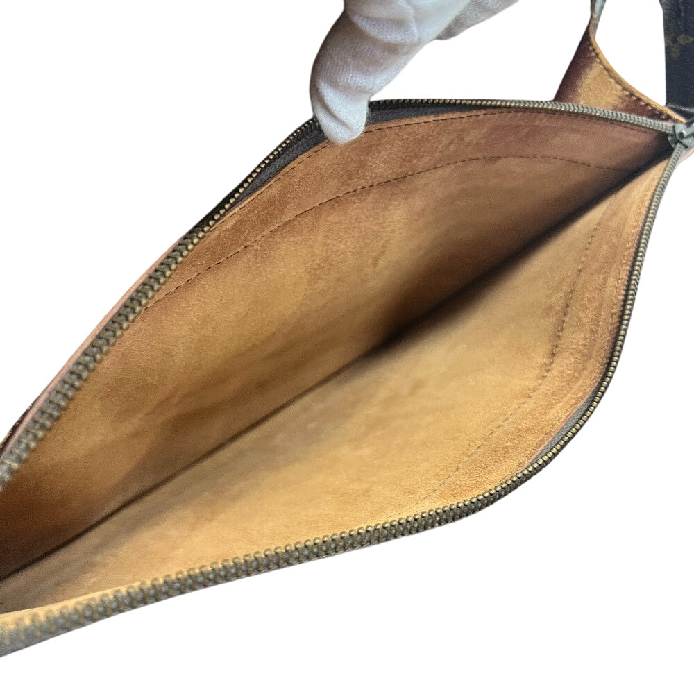 LOUIS VUITTON Business bag M53305 leather Brown Monogram Fermoire