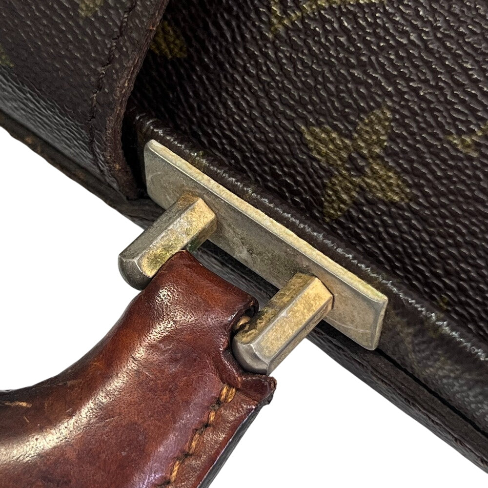 LOUIS VUITTON Business bag M53305 leather Brown Monogram Fermoire
