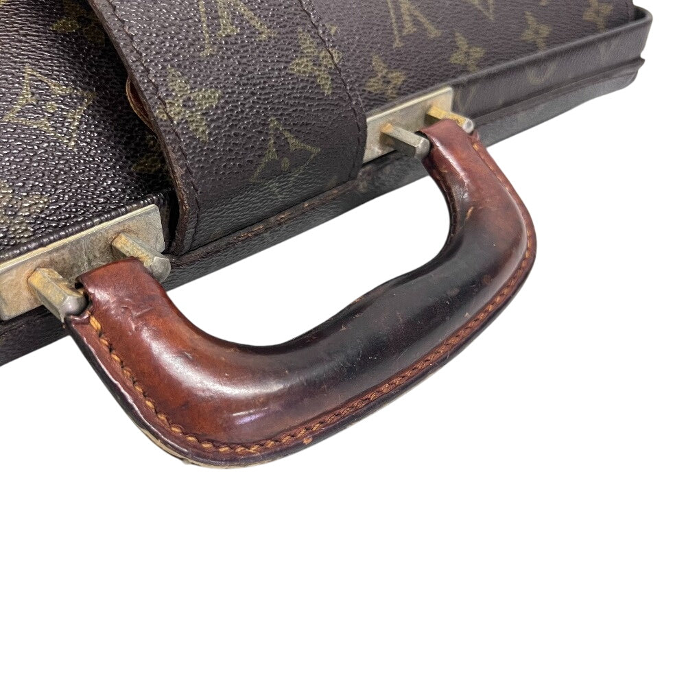 LOUIS VUITTON Business bag M53305 leather Brown Monogram Fermoire