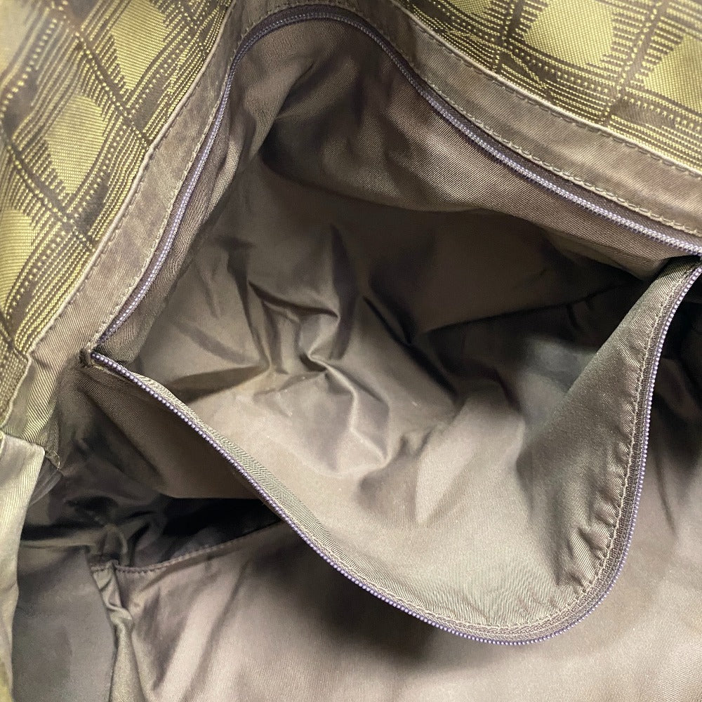 CHANEL Tote Bag canvas khaki