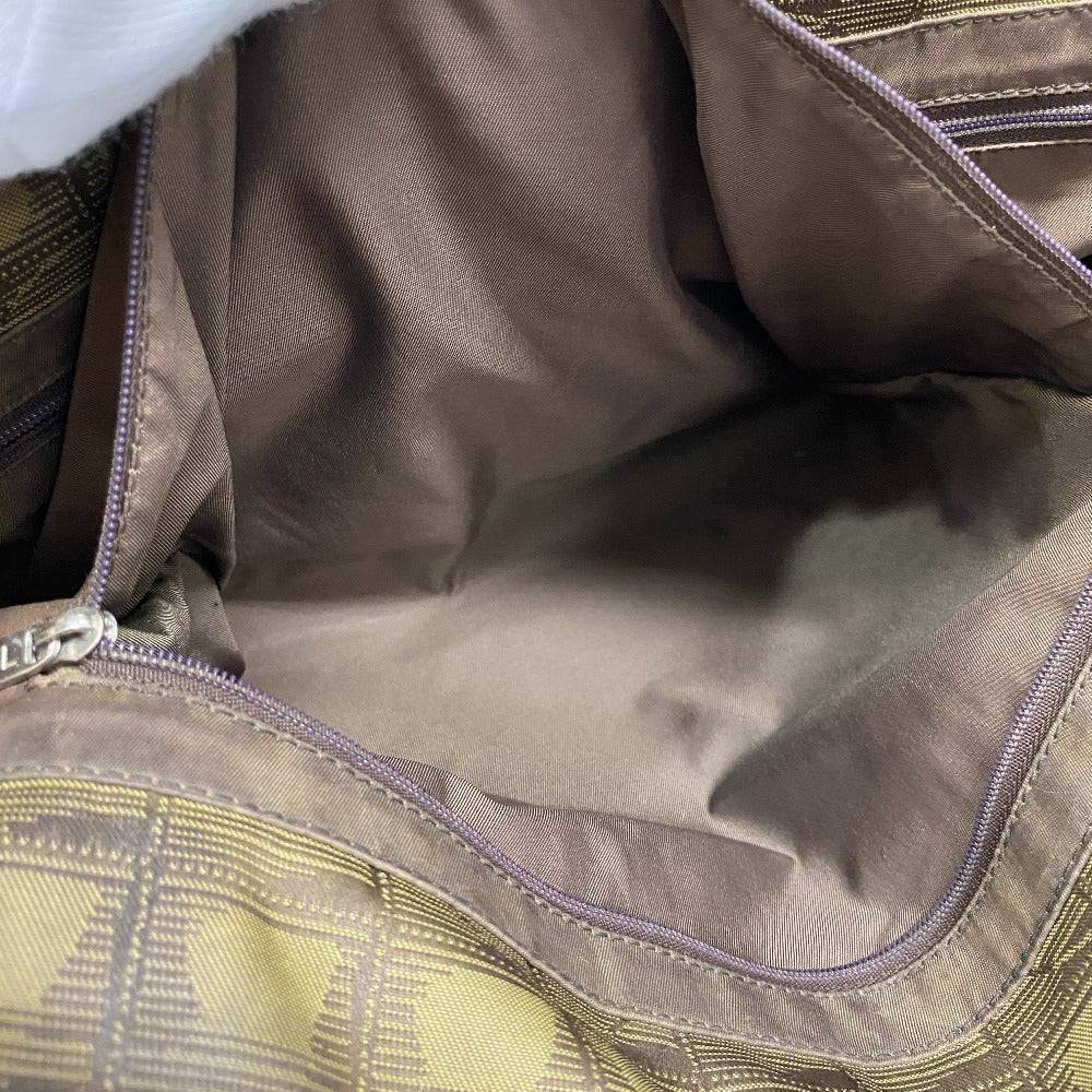 CHANEL Tote Bag canvas khaki