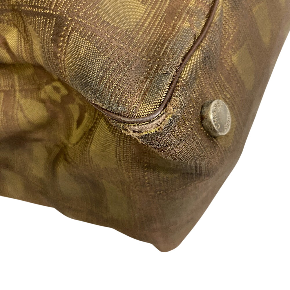 CHANEL Tote Bag canvas khaki