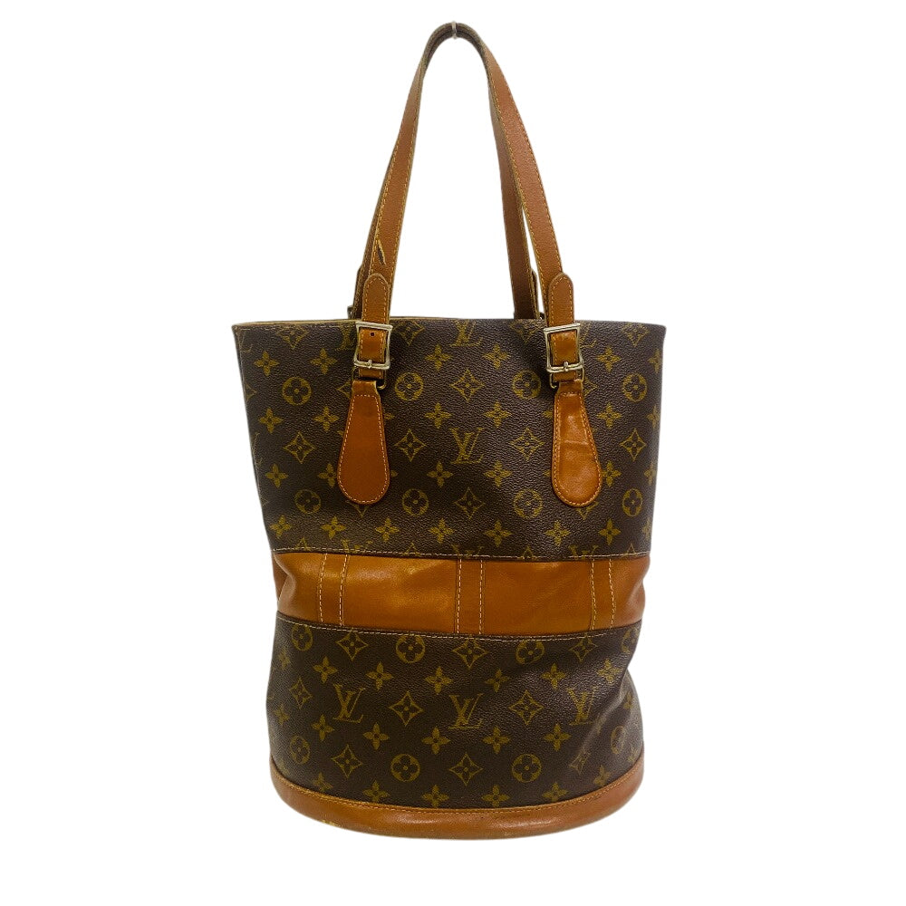 LOUIS VUITTON Tote Bag T42236 Monogram Brown Monogram BucketGM