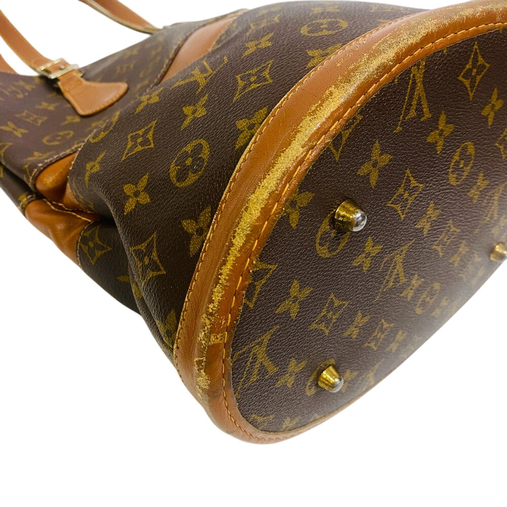LOUIS VUITTON Tote Bag T42236 Monogram Brown Monogram BucketGM
