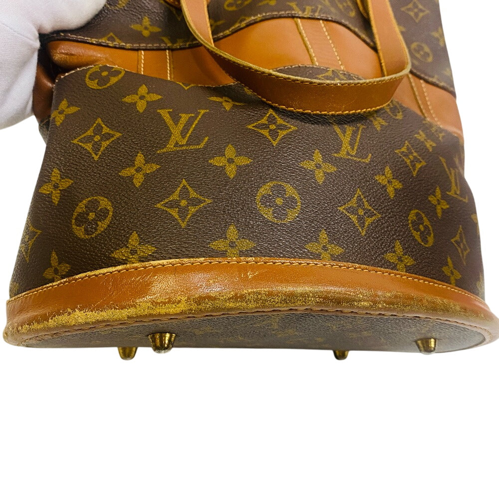LOUIS VUITTON Tote Bag T42236 Monogram Brown Monogram BucketGM
