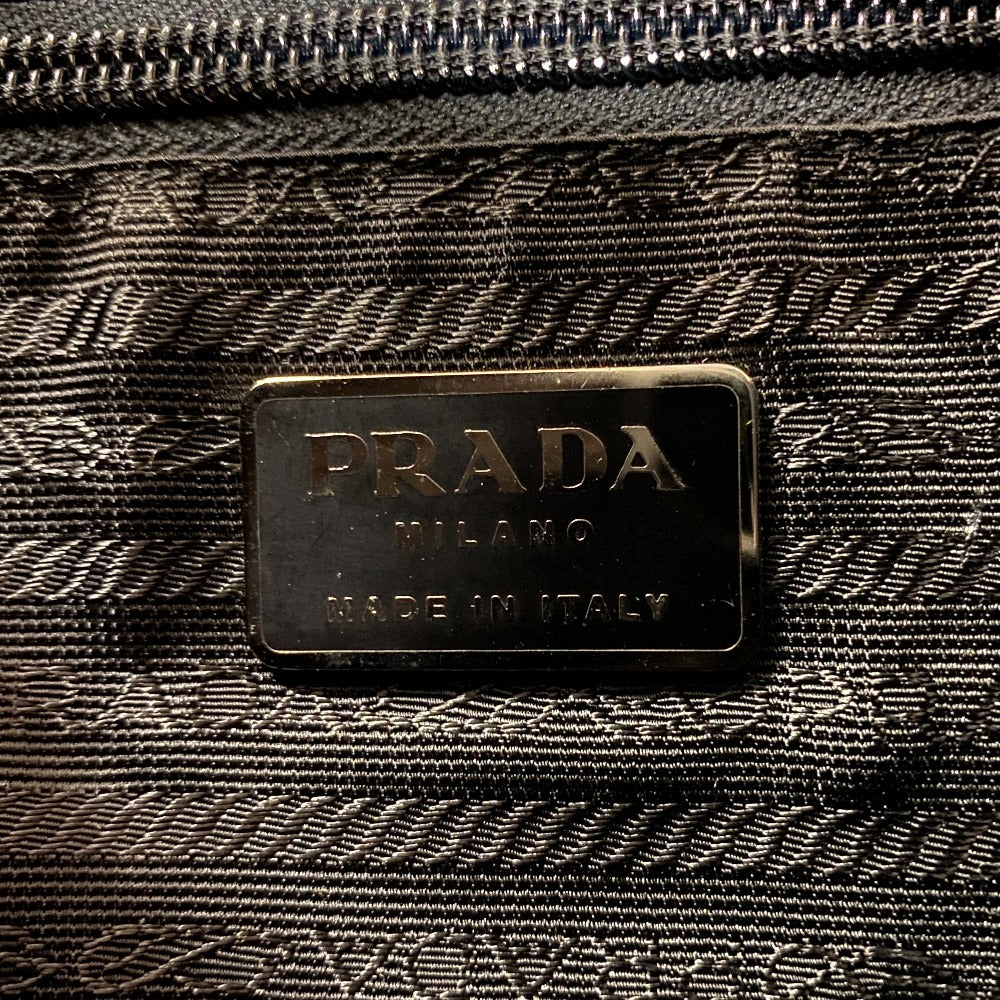 PRADA Handbag Nylon, Leather khaki