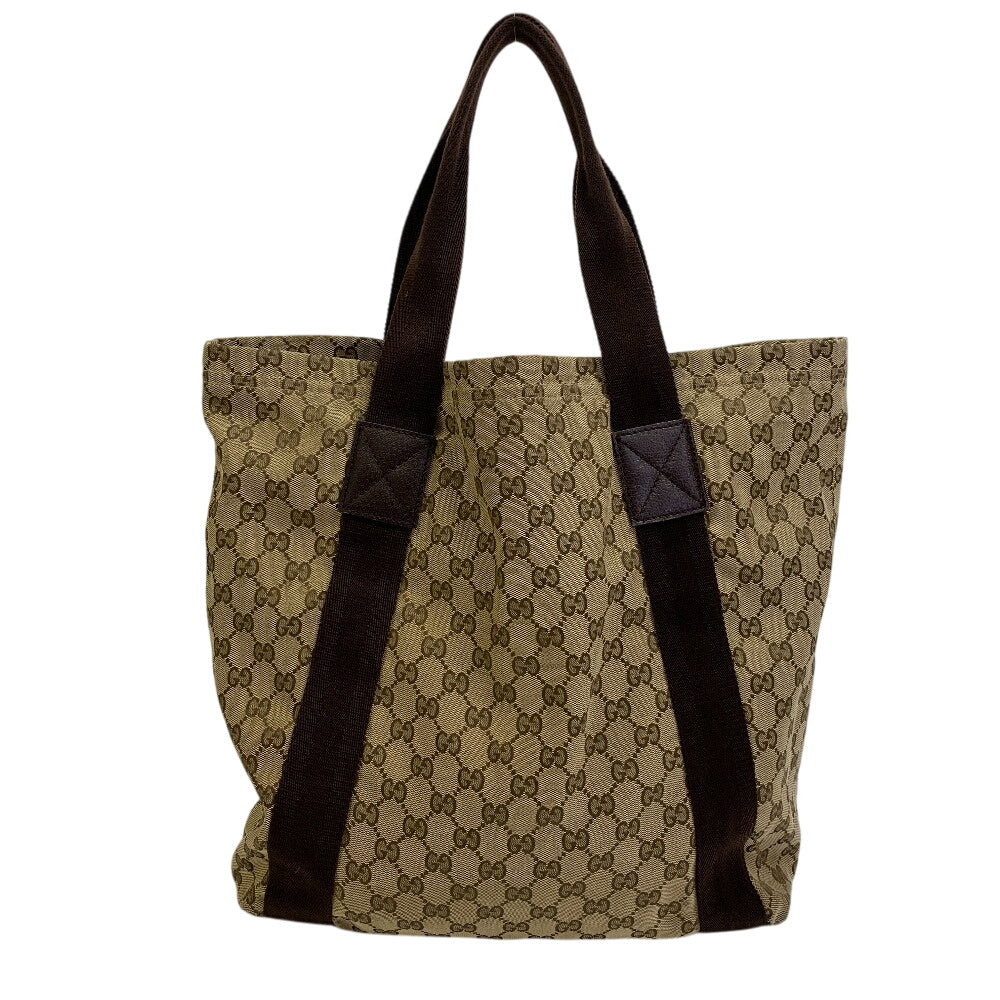 GUCCI Tote Bag 189669 GG canvas, leather beige GG canvas