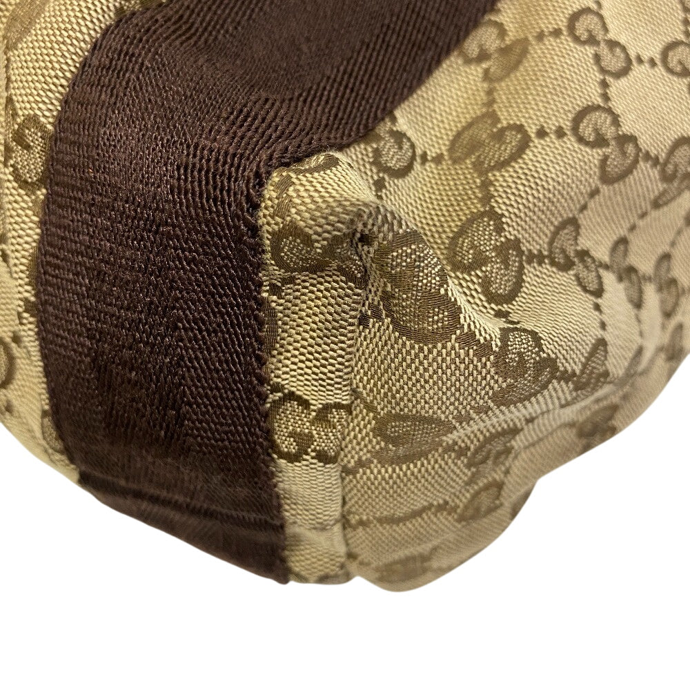 GUCCI Tote Bag 189669 GG canvas, leather beige GG canvas