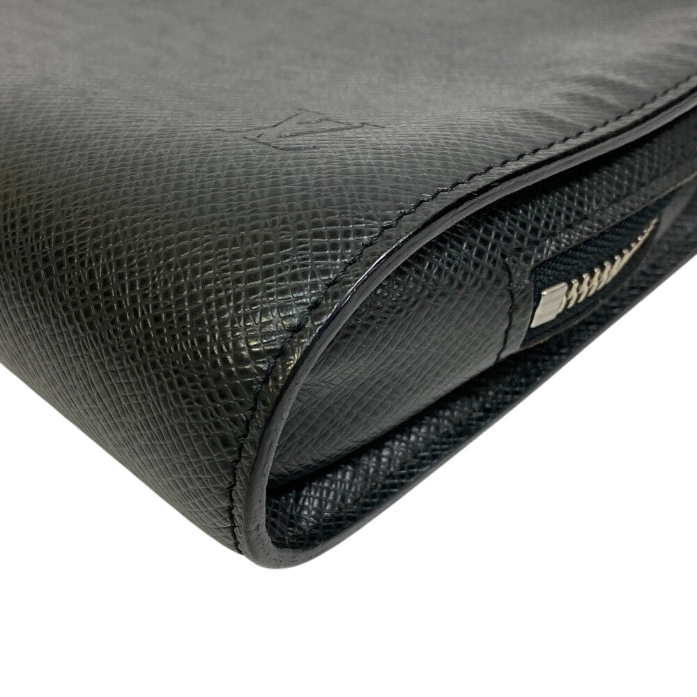 LOUIS VUITTON business bag M30182 Taiga black Taiga Baikal