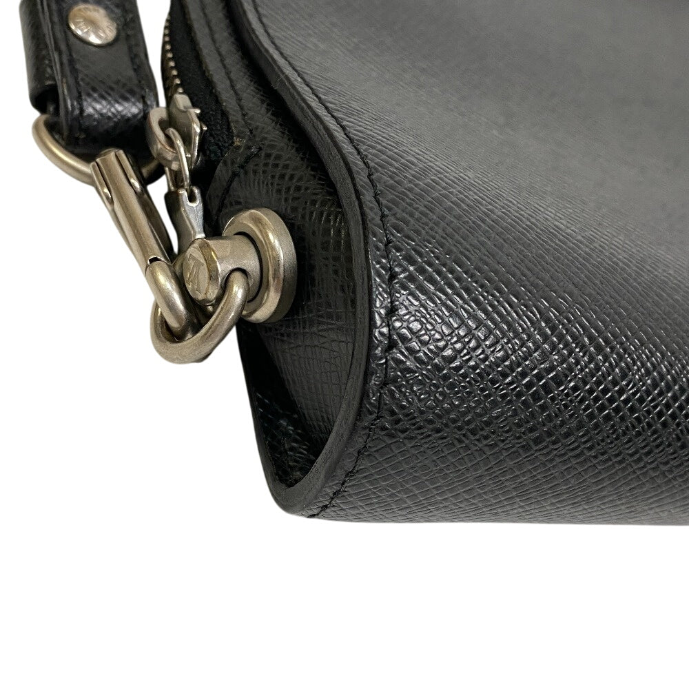 LOUIS VUITTON business bag M30182 Taiga black Taiga Baikal
