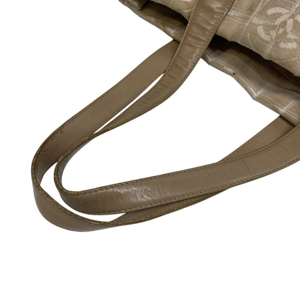 CHANEL Tote Bag canvas beige New Travel Line Tote Bag MM