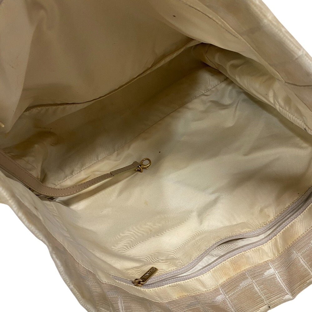 CHANEL Tote Bag canvas beige New Travel Line Tote Bag MM
