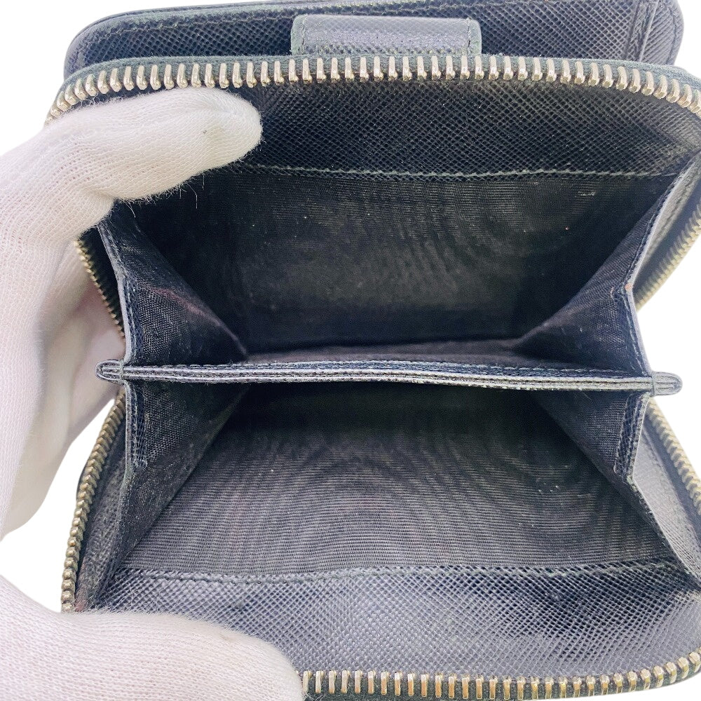 PRADA Bifold Wallet leather black