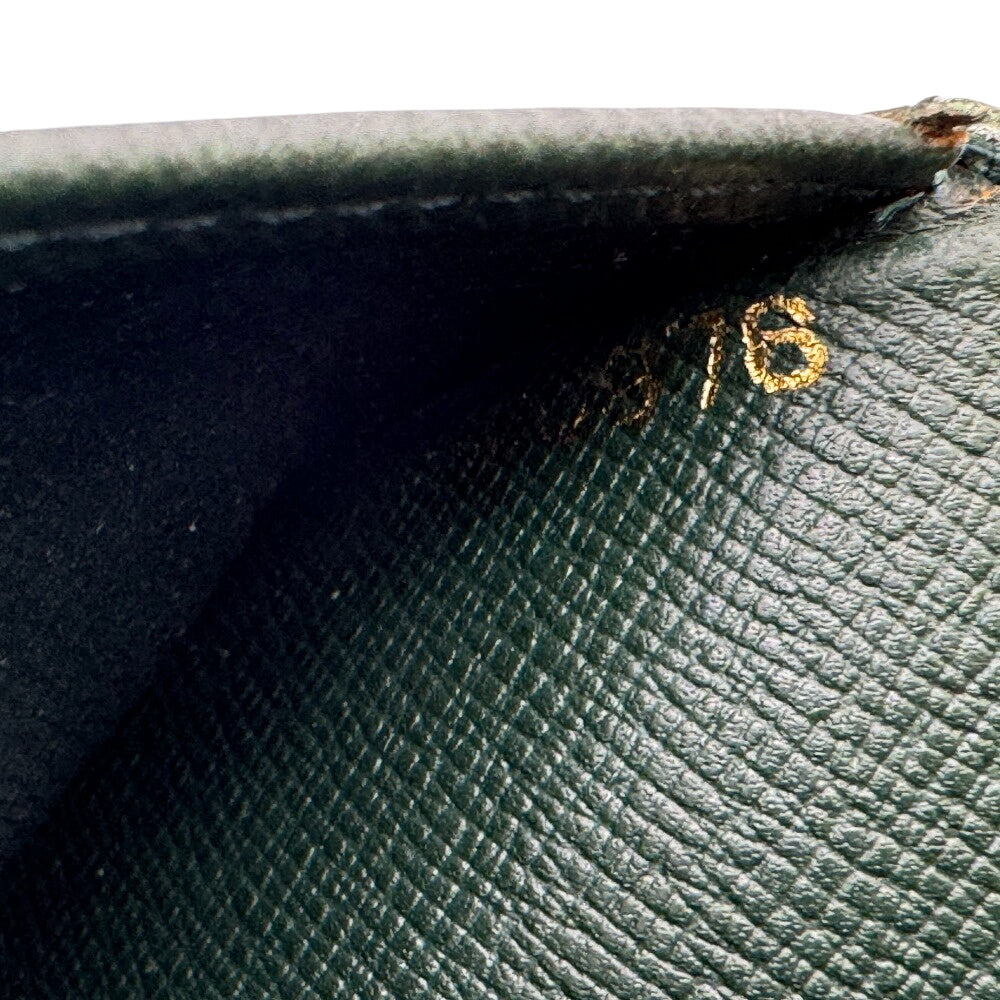 LOUIS VUITTON Notebook cover R20705 leather green Taiga Epithea Agenda GM