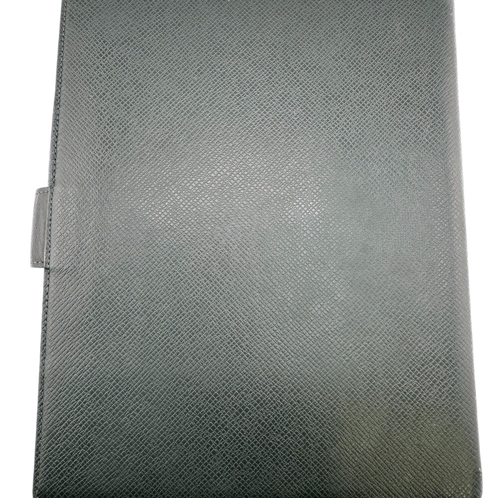 LOUIS VUITTON Notebook cover R20705 leather green Taiga Epithea Agenda GM