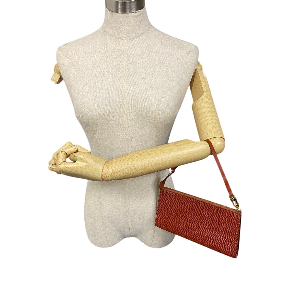 LOUIS VUITTON Pouch M52953 Epi Brown Epi Pochette Accessoar