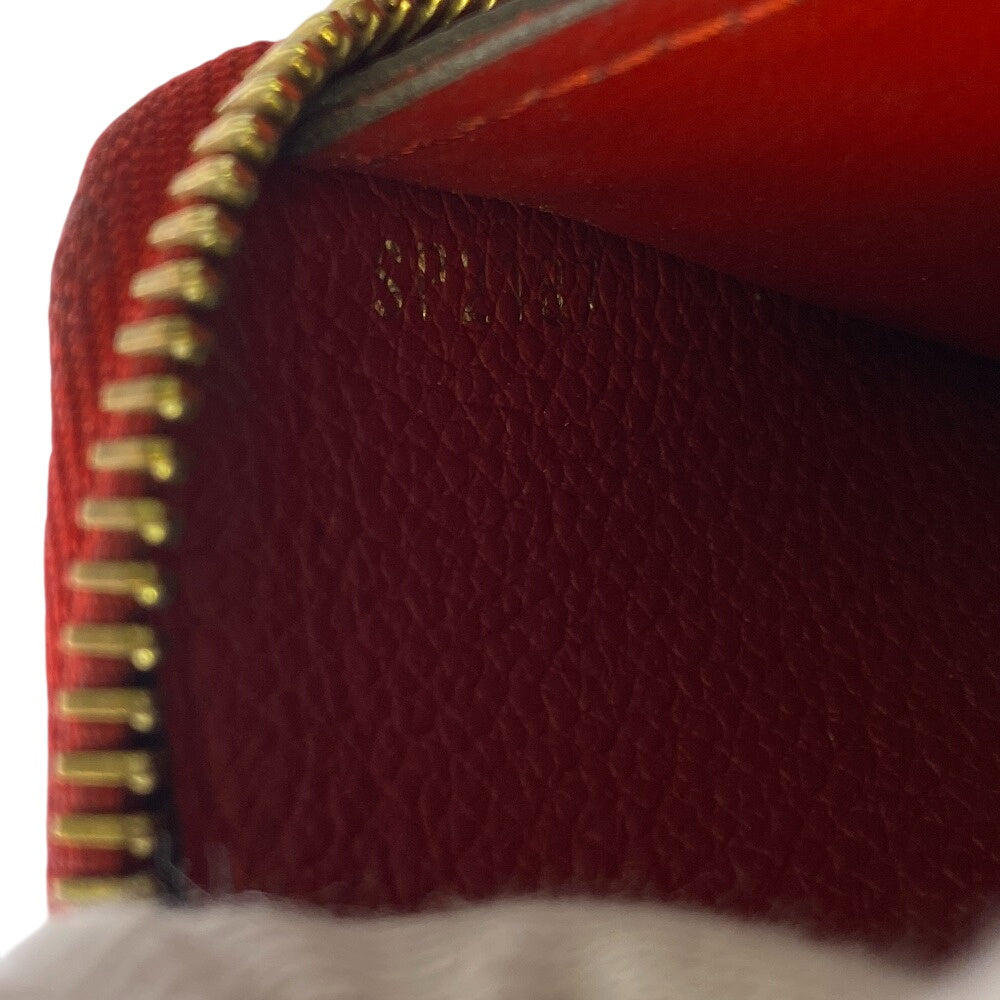 LOUIS VUITTON Long Wallet Purse M60169 leather Red Monogram Ann Platt Clemence