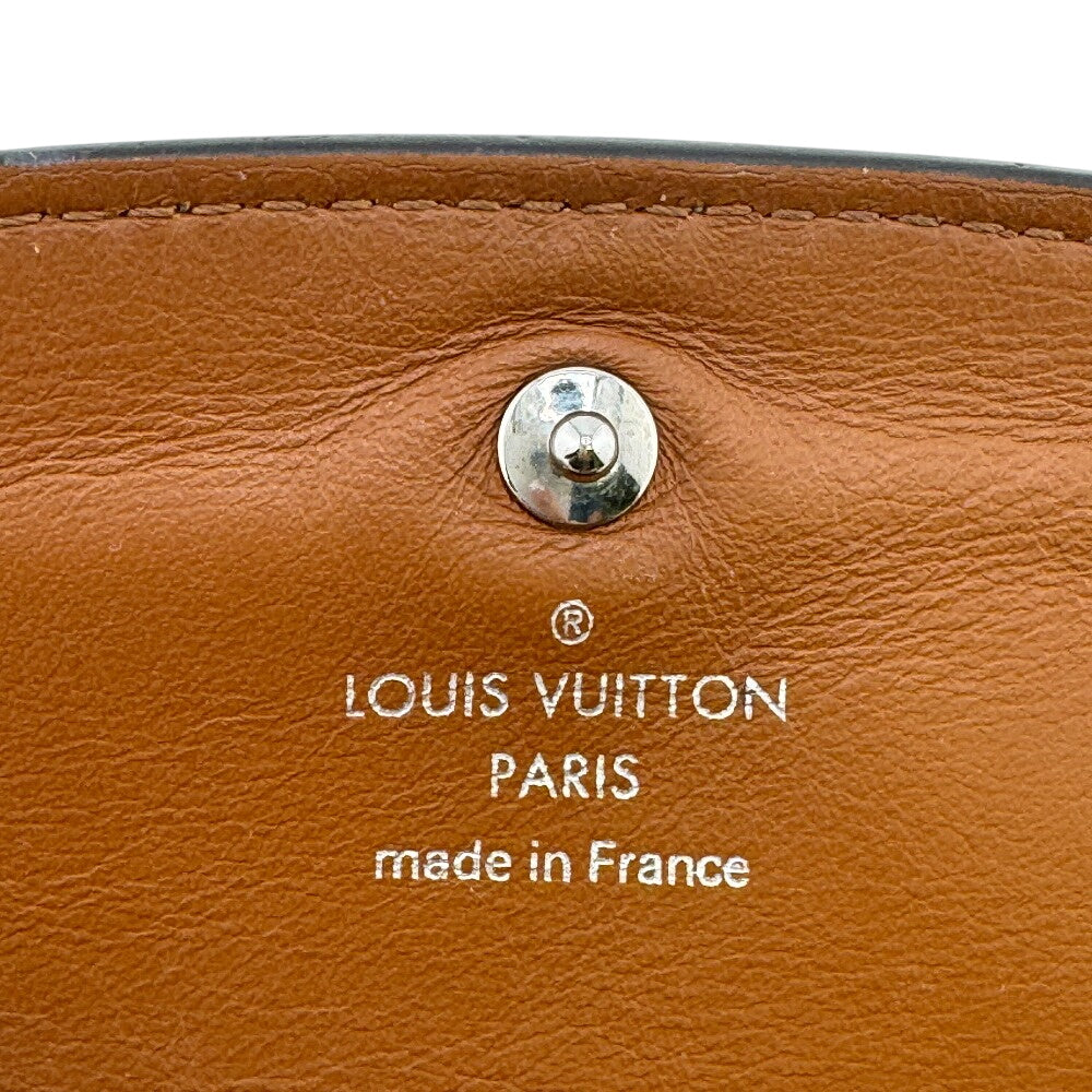LOUIS VUITTON Bifold Wallet M68671 leather beige Mahina Portefeuille Iris Compact